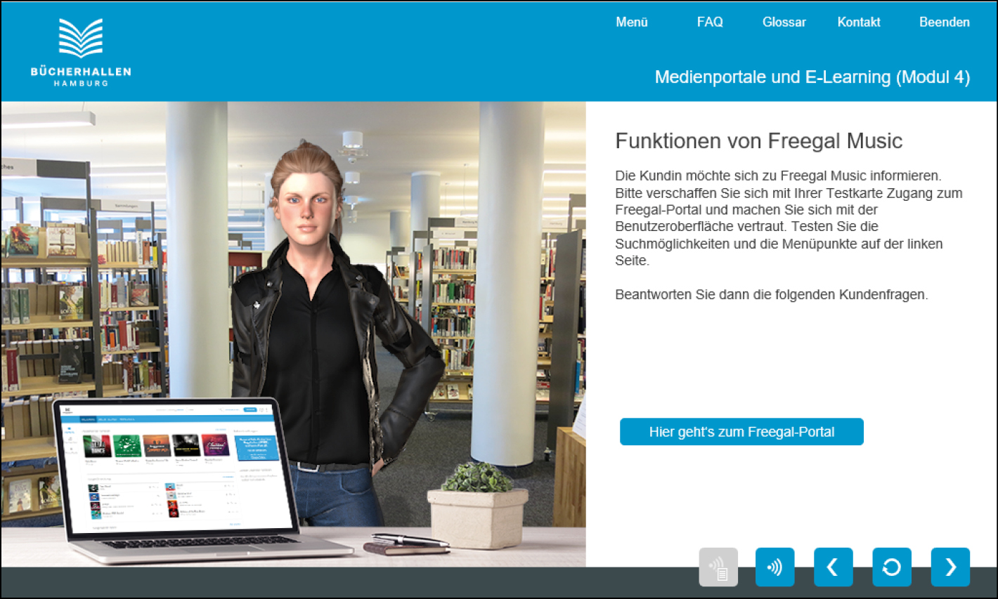 Moderne Weiterbildung für die Bücherhallen Hamburg