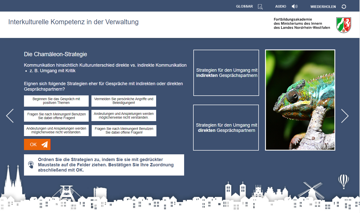 Unsere Projekte: E-Learning für die Landesverwaltung NRW