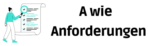 A wie Anforderungen von E-Learnings Anforderungen an das E-Learning