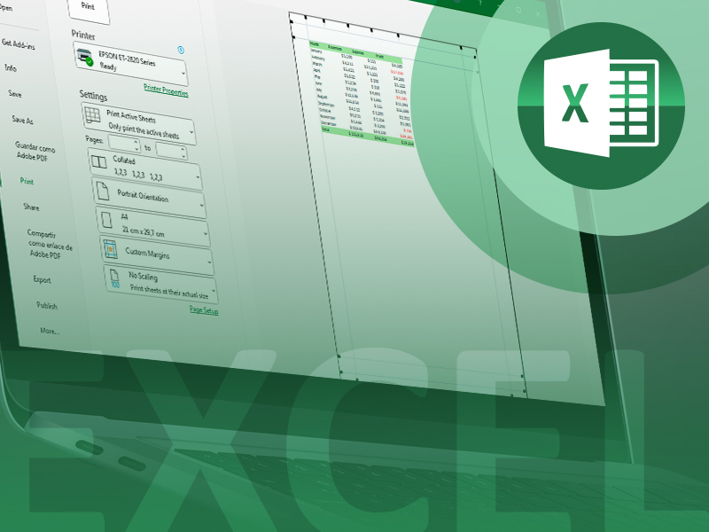 E-Learning Kurs zum Thema Microsoft Excel 2024 | Seiteneinrichtung und Druck