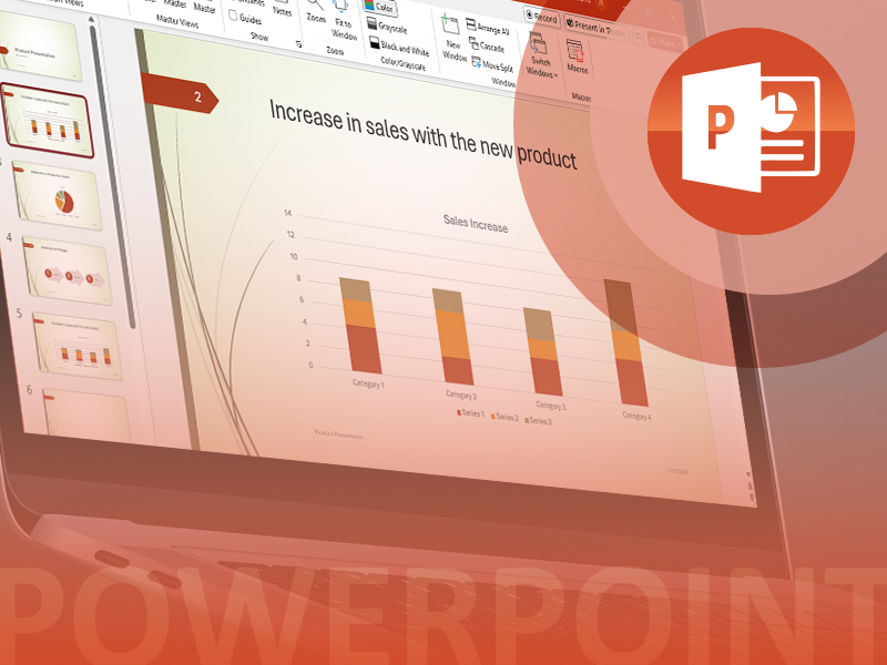 E-Learning Kurs zum Thema Microsoft PowerPoint 2024 | Layout und Design