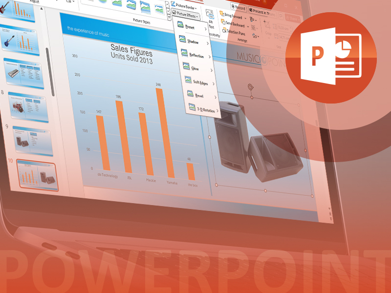 E-Learning Kurs zum Thema Microsoft PowerPoint 2024 | Verwenden von Bildern und Multimedia-Elementen