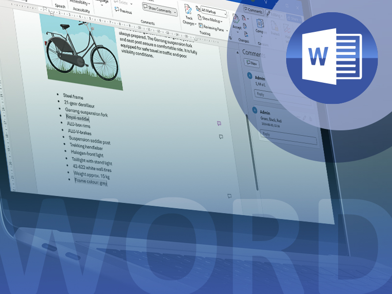 E-Learning Kurs zum Thema Microsoft Word 2024 | Zusammenarbeit