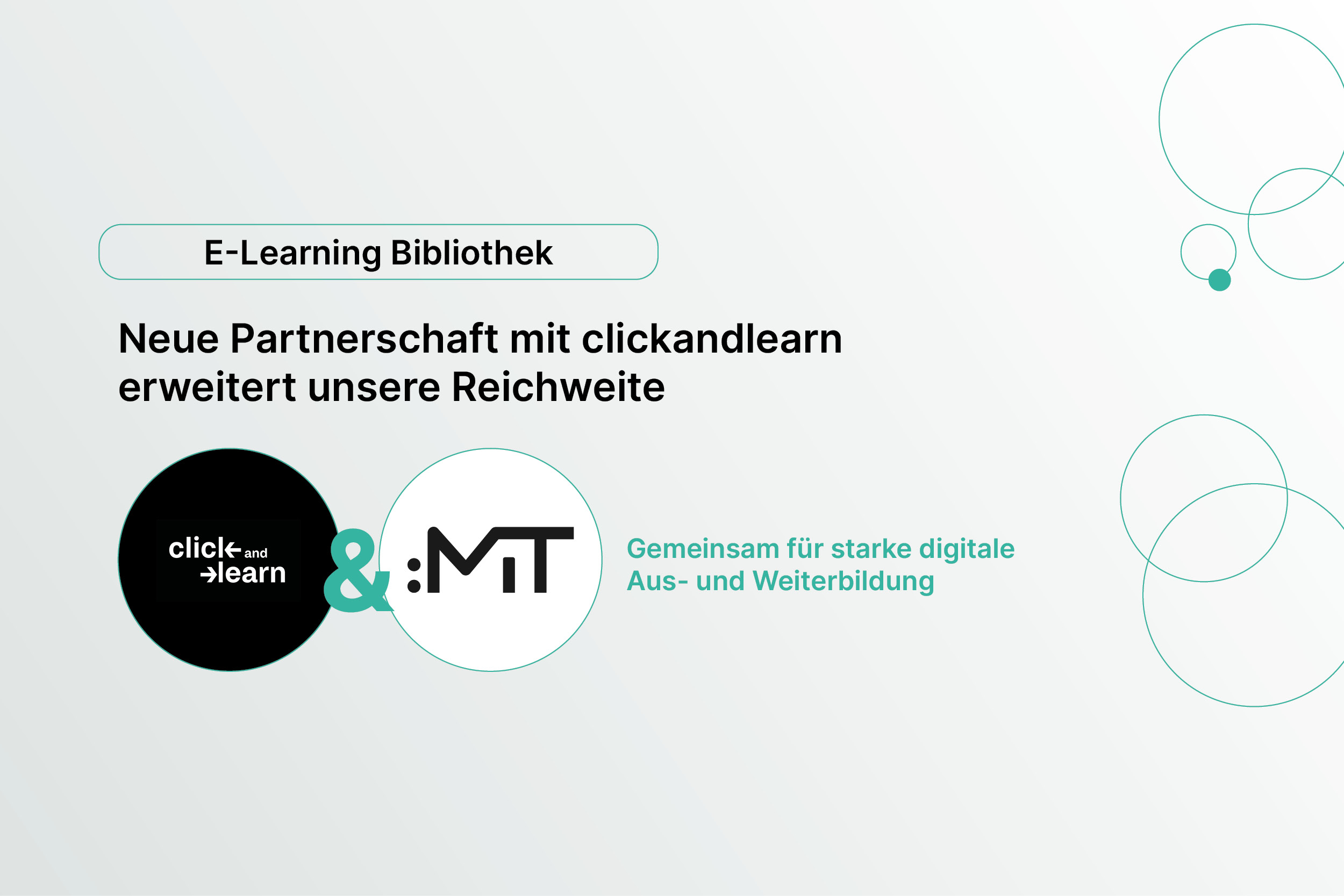 News: Neue Partnerschaft mit clickandlearn erweitert unsere Reichweite