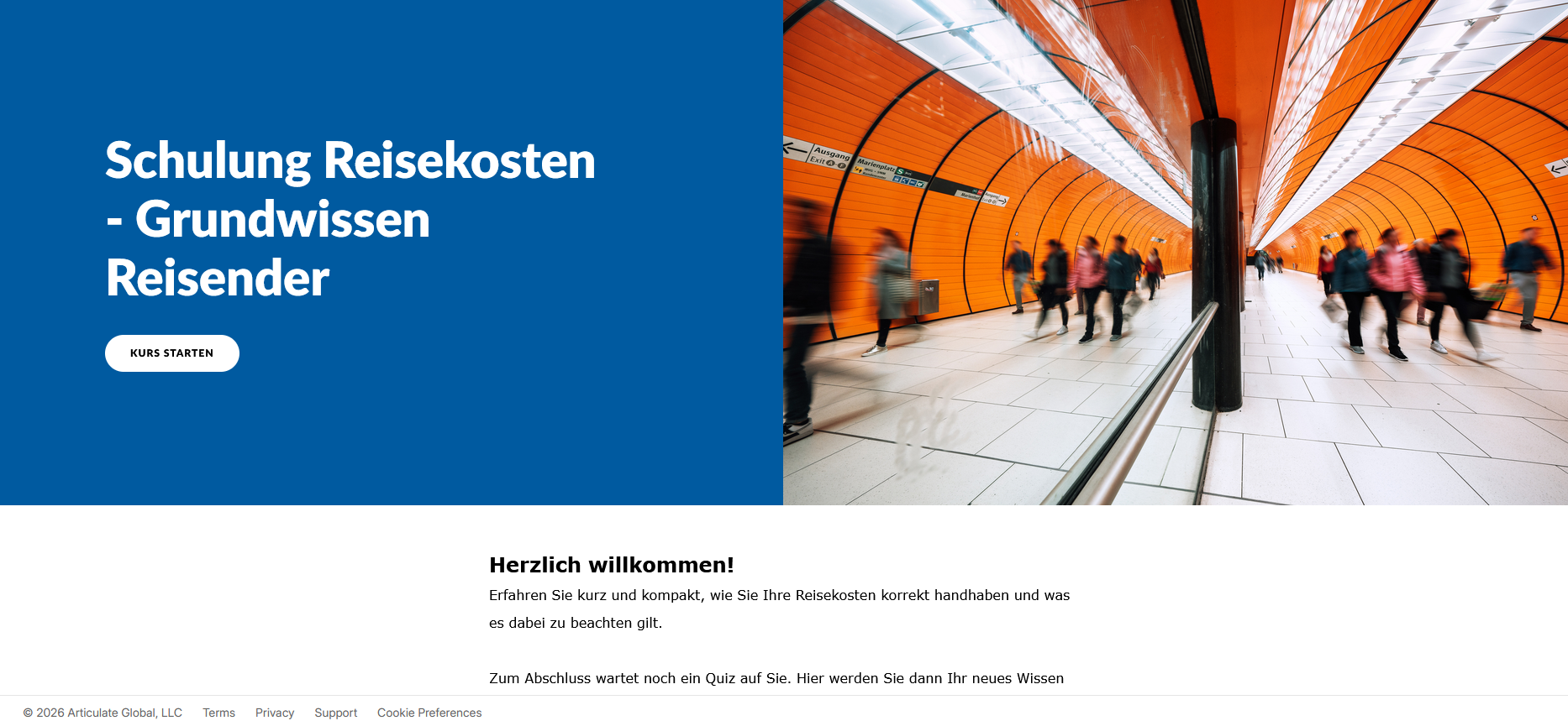 Online-Training zum Bundesreisekostengesetz für das Helmholtz-Zentrum Dresden 3 Online-Kurs für Helmholtz-Zentrum Dresden-Rossendorf e. V.